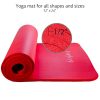 HemingWeigh Yoga Kit - Red Yoga Mat Set Includes Carrying Strap
