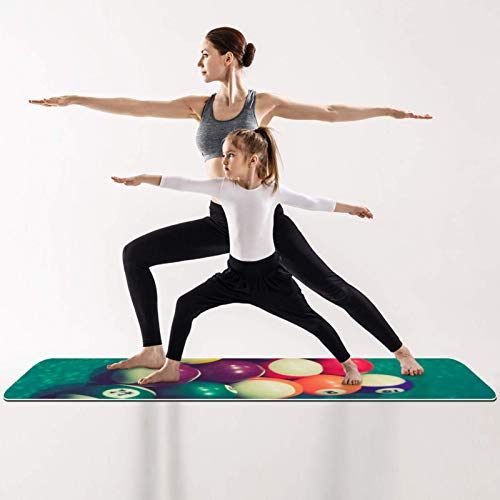 Yoga Mat - billiards - Extra Thick Non Slip Exercise, Fitness Mat