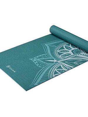 Gaiam Yoga Mat Premium Print Non Slip Exercise