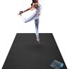 Premium Large Yoga Mat - 6' x 4' x 8mm Extra Thick, Comfortable