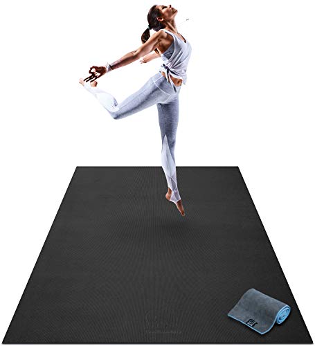 Premium Large Yoga Mat - 6' x 4' x 8mm Extra Thick, Comfortable 1 Premium Large Yoga Mat - 6' x 4' x 8mm Extra Thick, Comfortable