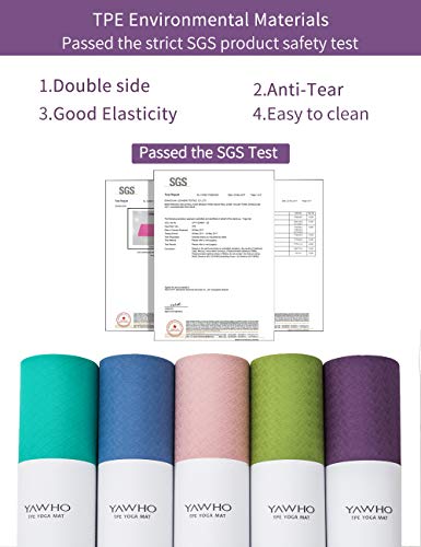 41xd0K3nkmL YAWHO Yoga Mat Fitness Mat Eco Friendly Material SGS