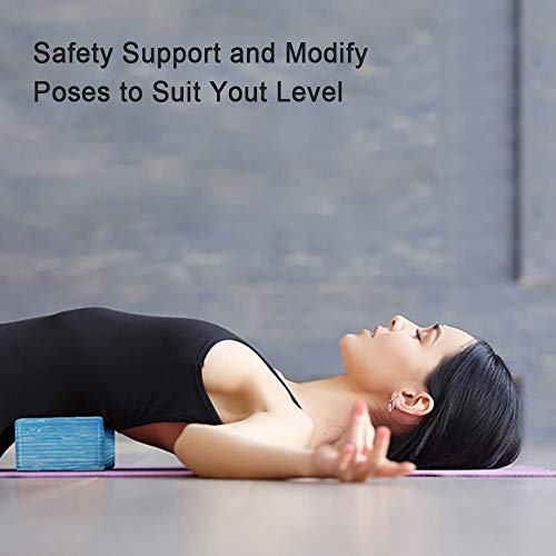 Yoga Journey with ADRIMER Yoga Blocks 2 Pack and Strap - Achieve Stability and Flexibility Anywhere
