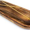 Yoga Natural Wood Ash Tray Burner Holder