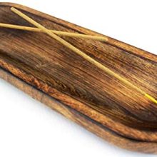 Yoga Natural Wood Ash Tray Burner Holder