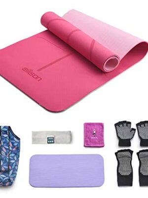 Pro Yoga Mats Non Slip, Eco Friendly Fitness