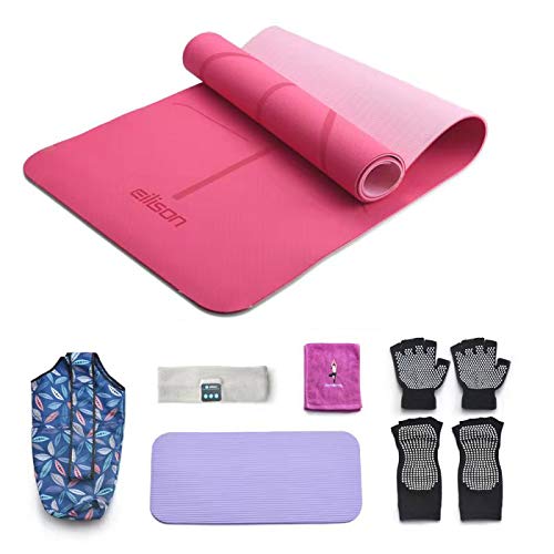 Pro Yoga Mats Non Slip, Eco Friendly Fitness