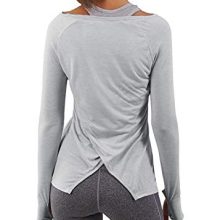 Bestisun Womens Long Sleeve Yoga Tops Workout Shirts