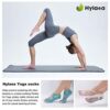 Hylaea Yoga Socks for Women with Grip, Non Slip