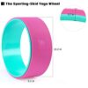 CAMEL CROWN Yoga Wheel, Sturdy Back Roller Stretcher