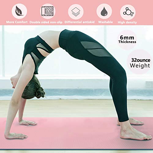 41yiBVsYeqL ๐ Ultimate Comfort & Grip: Thickened Non-Slip Yoga Mat for All Levels! ๐