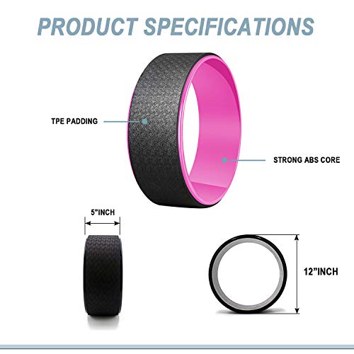 GOOGIC Sports Yoga Wheel Comfortable Yoga Prop