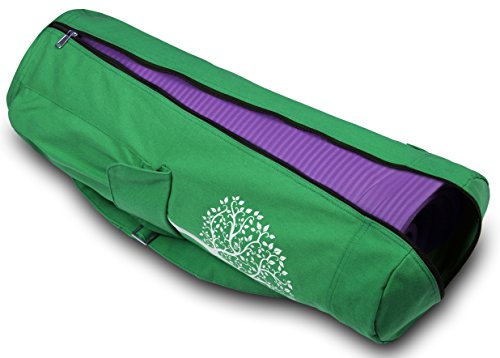 41z0BDHASqL Stay Organized and Stylish with the BalanceFrom Goyoga Full Zip Yoga Mat Bag
