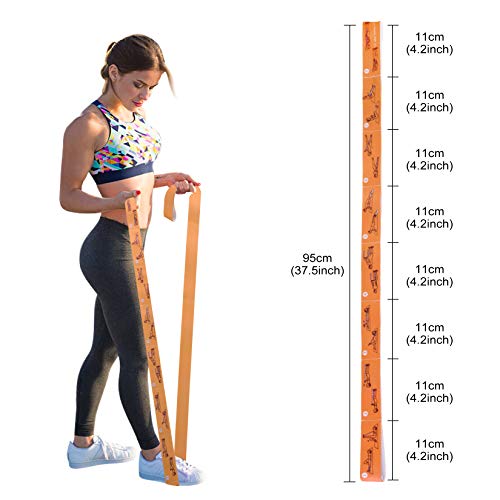 Unlock Your Full Potential with Stretching Bands Yoga - High-Quality 8-Loop Resistance Band for Versatile and Effective Workouts