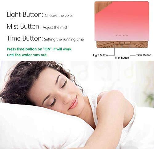 URPOWER Aromatherapy Essential Oil Diffuser Humidifier