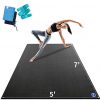 Premium Large Yoga Mat 7'x5'x9mm, Extra Thick Comfortable