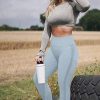 HYZ Women's Butt Lifting Seamless Leggings High Waist