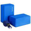 Yoga Block and Yoga Strap Set Stretching and Toning