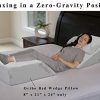InteVision Ortho Bed Wedge Pillow with a Removable Cover