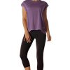 icyzone Open Back Workout Top Shirts