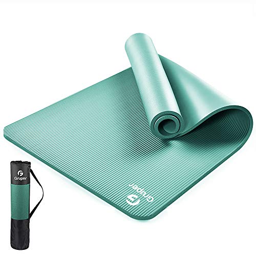Gruper Thick Yoga Mat Non Slip, Large Size 72" L x 32" W