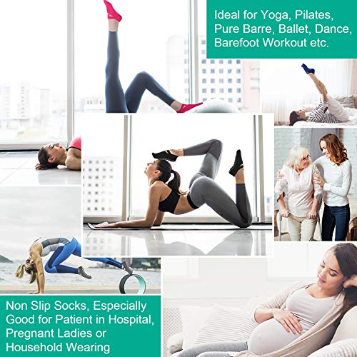 51-aBkPr7xL SEVENS Yoga Socks for Women Non Slip Grip Socks