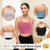 light & leaf Longline Sports Bra Medium