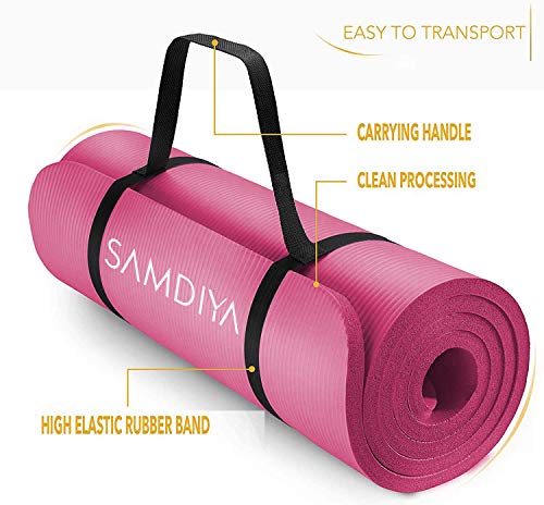 51-q4X-UwJL Yoga Mat 10mm NBR Non-Slip Yoga Mat