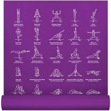 NewMe Fitness Exercise Yoga Mat - 24" Wide x 68" Long