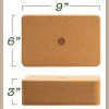 Dakini Wellness Cork Yoga Block 2 Pack with Yoga Strap Set