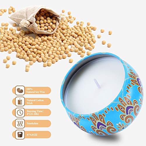 510IwKTdvML Yoga Scented Candles Natural Soy Wax with Natural Essential Oil