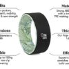 Yogi Bare Yoga Stretching Wheel 13" Non Slip Foam