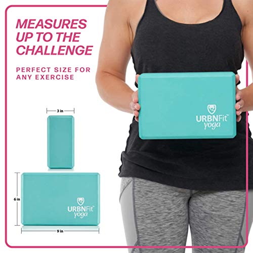 URBNFit Yoga Block - 1PC - Moisture Resistant High Density