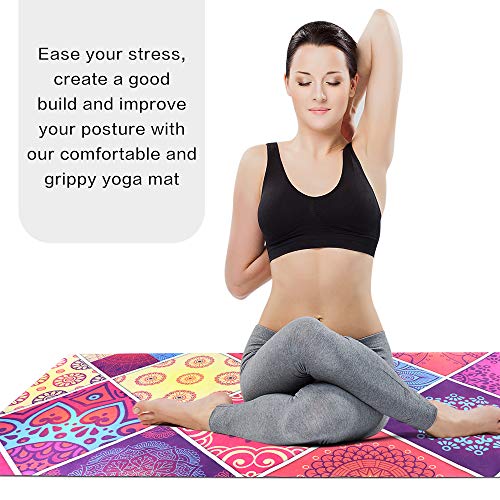 511ZDuzi3bL Yoga Mat for Pilates, Floor Exercises, Floor Workout