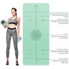 Gruper Yoga Mat Non Slip,TPE 6MM 8MM Thick Exercise Mat