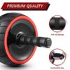 MOVTOTOP 3-in-1 Ab Wheel Roller Kit with Knee Mat and Jump Rope
