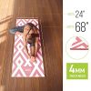 Nicole Miller Yoga Workout Mat for Home Gym