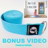 Yoga Strap Best for Stretching with Metal D-Ring