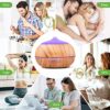Zenith Aroma Bliss: 500ml Essential Oil Diffuser with Tranquil Essential Oil Set
