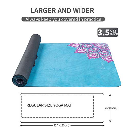 512F4WQr0SL SNΛKUGΛ All-in-One Yoga Mat | Luxury Sweat-Grip Mat/Towel Combo