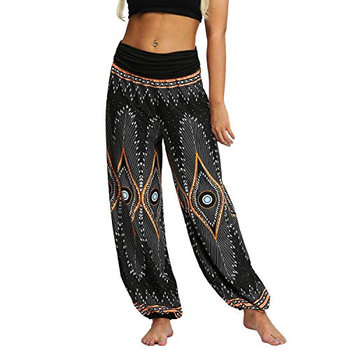 Lu's Chic Women's Bohemian Yoga Pants High Waist 1 Lu's Chic Women's Bohemian Yoga Pants High Waist