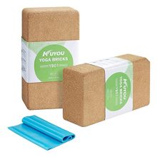 Cork Yoga Block 2 Pack Plus Strap Cork Yoga Bricks