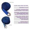 Clever Yoga 8-Foot Yoga Strap Made with The Best