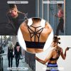 YIANNA Sports Bras for Women Cross Back Padded Sports Bra