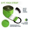 Yoga Strap for Stretching Premium Quality Pilates, Fitness and Physical Therapy