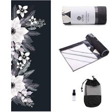 Yoga Towel,Hot Yoga Mat Towel with Corner Pockets Design