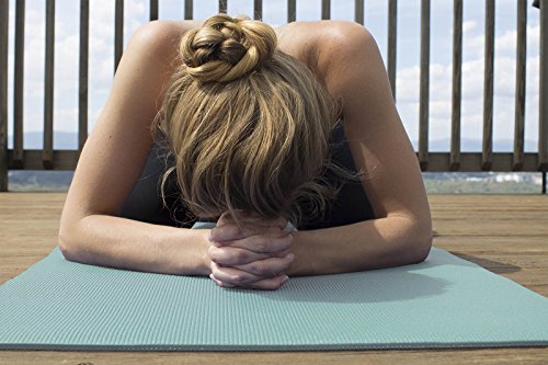 513fU-Bah+L YogaAccessories 1/4" Thick High-Density Deluxe Non-Slip