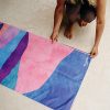 Hot Yoga Practice with Eco-Friendly, Non-Slip Colorful Towels