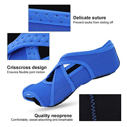 513mZUUwK7L.SL1500 Yoga Socks for Women, Anti-skid Training Toeless