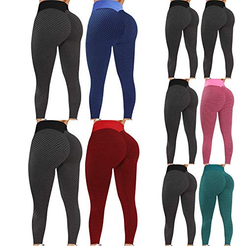 5141uOw7ObL Trendy High Waist Yoga Pants: Elevate Your Workout Style